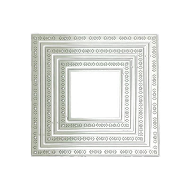 Hollow Square Cutting Dies Photo Album Decoration Accessories DIY Crafts