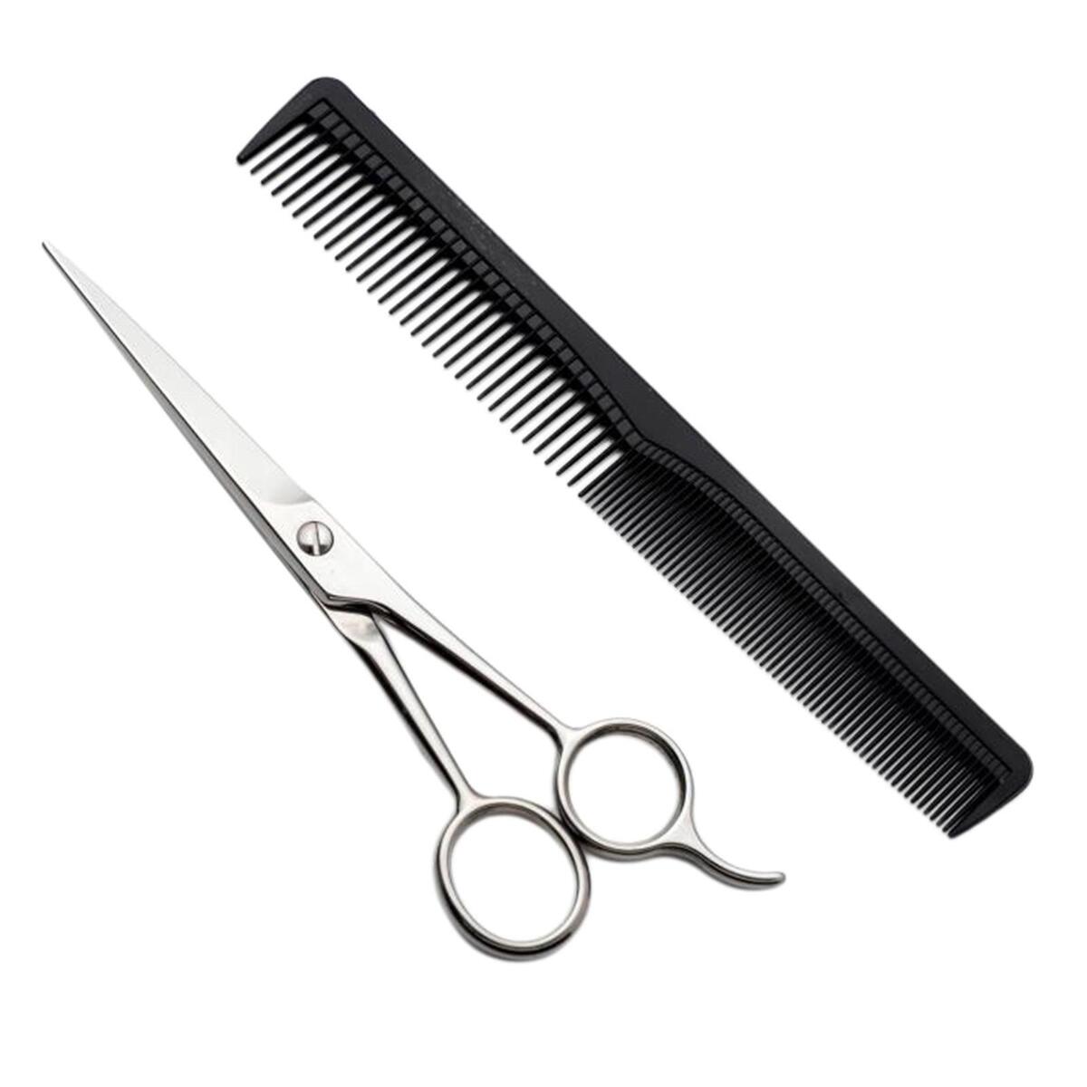 Barber Hair Cutting Scissors Sharp Blades Hair-Cutting Shears with Comb