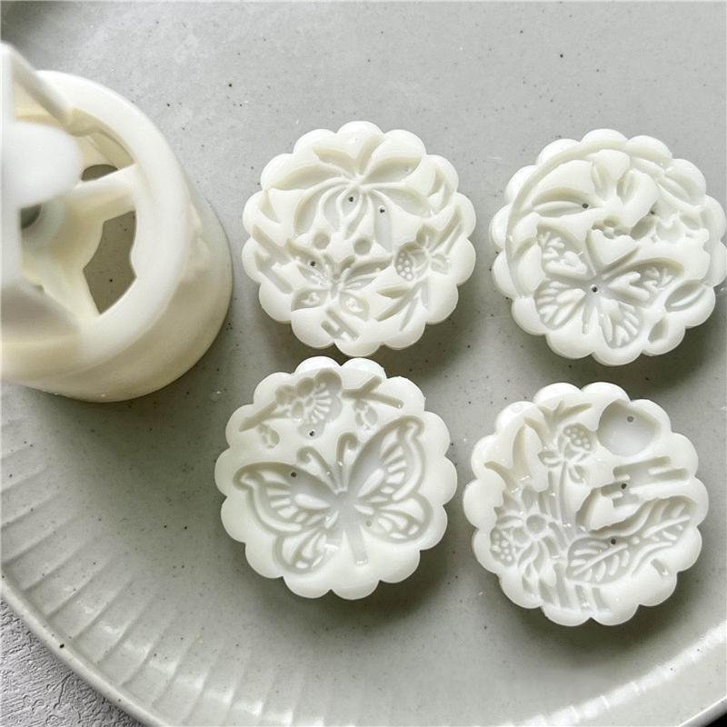 Cookie Stamps Moon Cake Maker Mid-Autumn Festival DIY Pastry Tool Moon Cake Mold