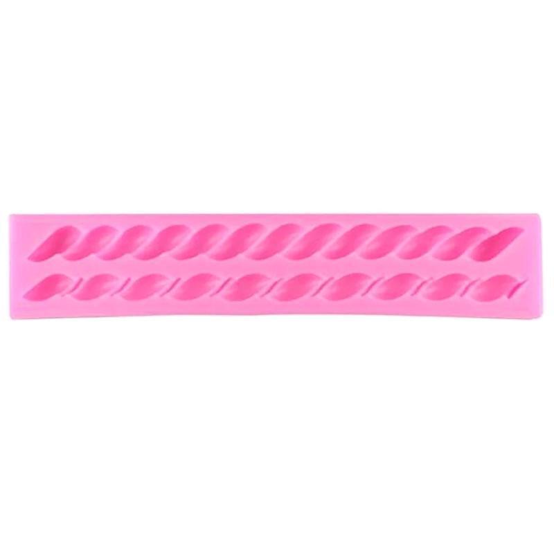 Rope Shaped Silicone Fondant Molds DIY Hemp Rope Chocolate Decoration Cake Decor