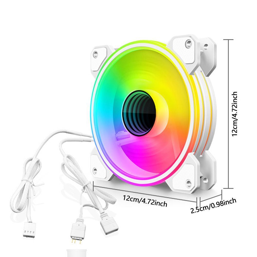 Desktop 4 PIN PWM LED Chassis Fan Radiator Cooling Fans Computer Case Fan