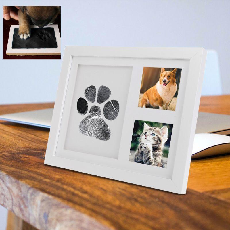 1 Set Baby Footprint And Handprint Ink Pads Paw Print Ink Kits For Pets And