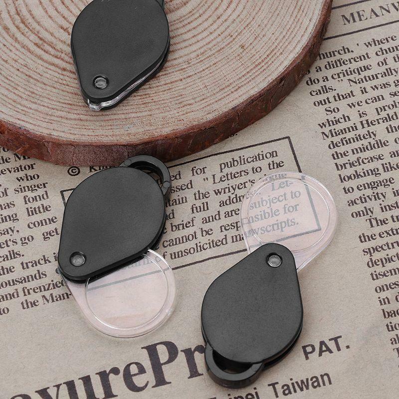 Mini Plastic Handheld Magnifying Glasses Jewelry Loupes for Jewelry Gems Watches