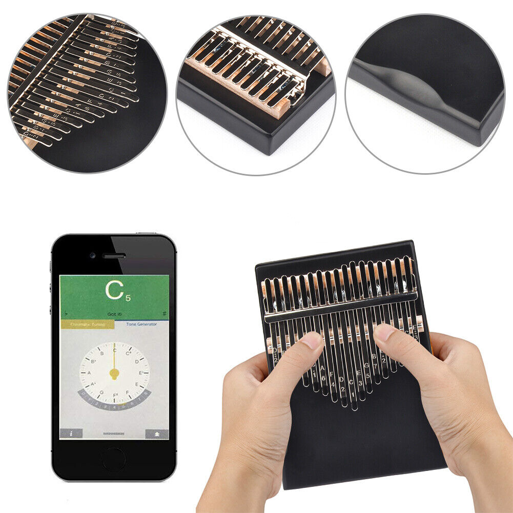 17 Key Wood Musical Instrument Thumb Finger Piano Beginners Mbira (Kalimba)