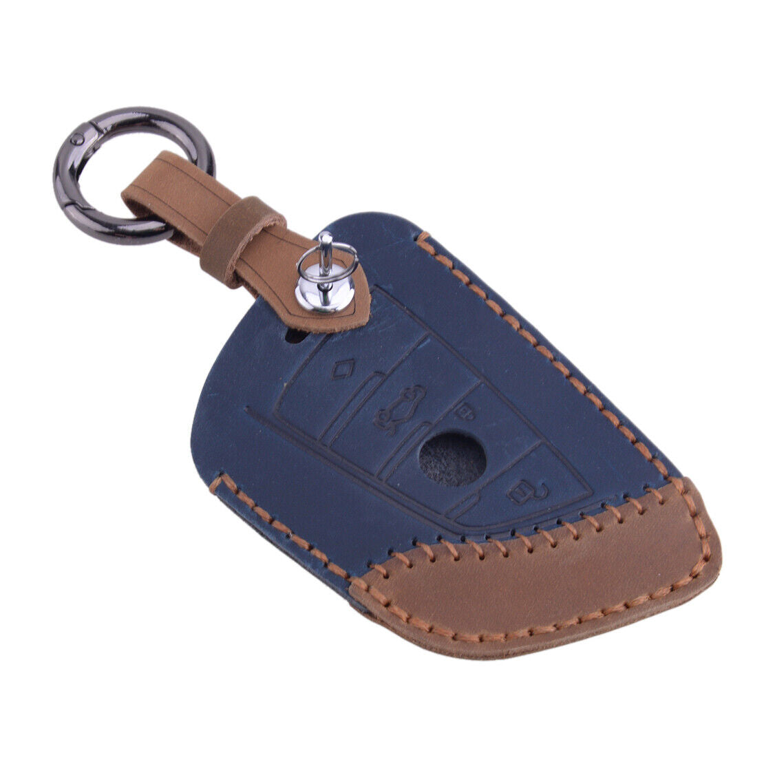 Leather Smart Key Cover Case Fob Shell Holder Fit For BMW X1 X2 X3 X4 X5 X6 X7