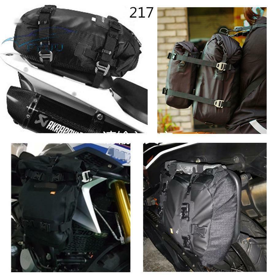1pc S-Size Motorcycle Rear Seat Bag Waterproof Multi-Function Shoulders Backpack