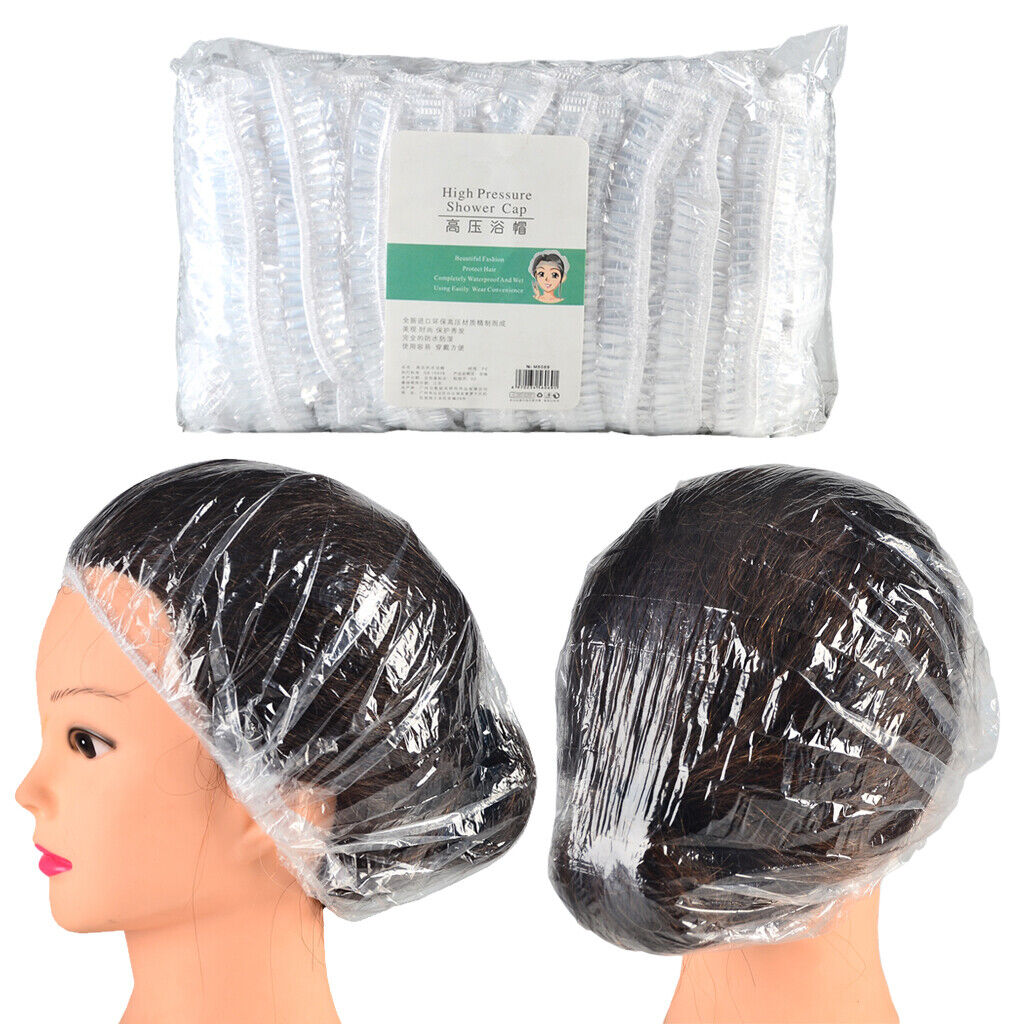 100pcs Disposable Bath Shower Hair Processing Coloring Conditioners Caps