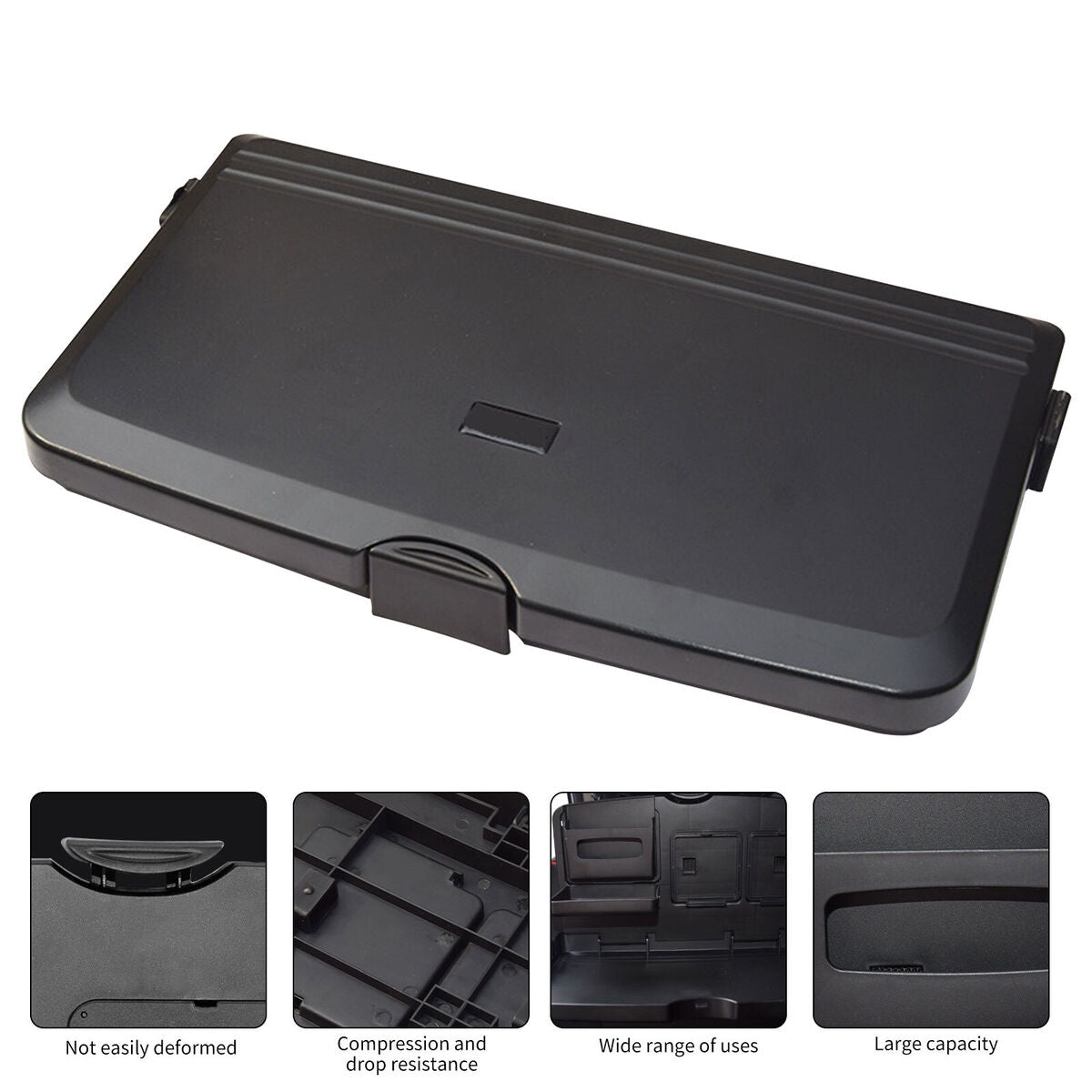 Car Food Seat Back Tray - Vehicle Organizer for Meals Tray with Cup Holder