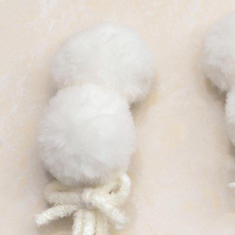Lolita Double Ponytail Hair Accessories Tassel Pom Pom Hair Pin Hair Side Clips