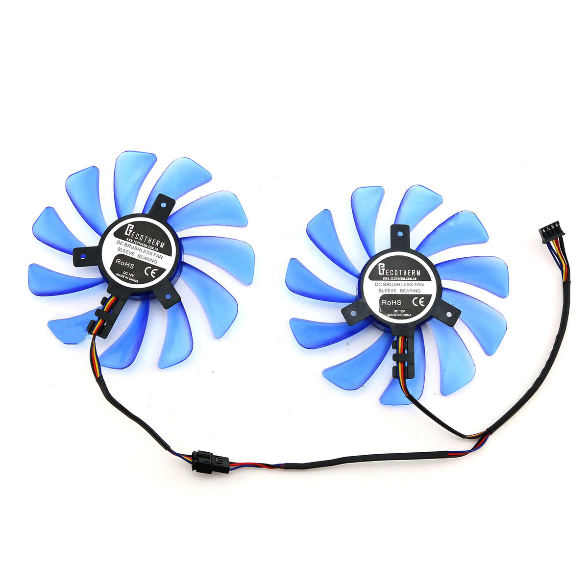 FDC10U12S9-C Cooler Fan for HIS RX5700XT 8GB Blue/Pink Army Graphics Card Fans