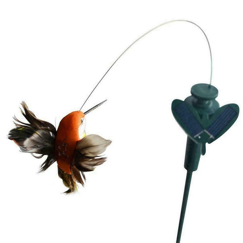 Garden Decoration Electric Feather Bird Solar Animal Decoration Hummingbird