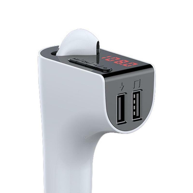 USB Charge Port Bluetooth-compatible Earphone Car Mp3 Player Smartphone Charger