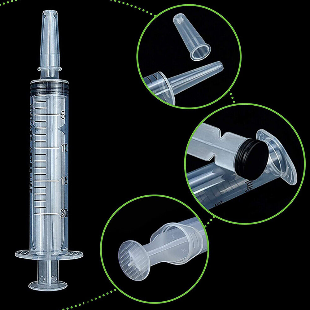 20ml Reusable Liquid Syringe for Animal Food Feeding Industrial Hydroponics
