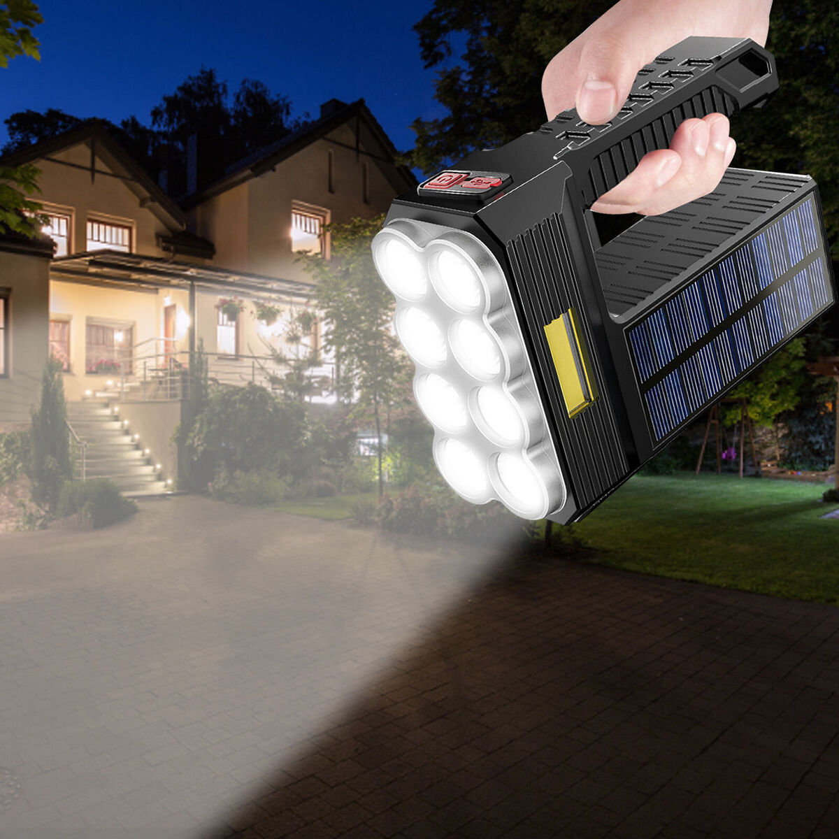 Rechargeable Light Solar & USB Charge Waterproof Mobile Lighting Products