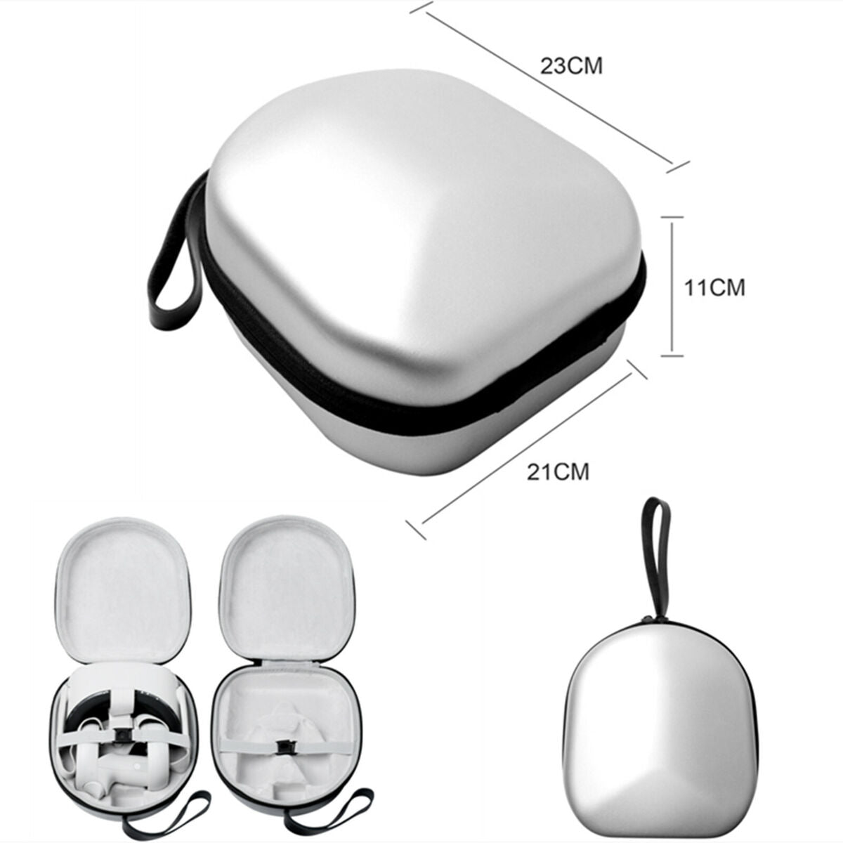 for /// Quest 2 VR Glasses VR Headset Storage Case Hard Carry Shockproof Bag