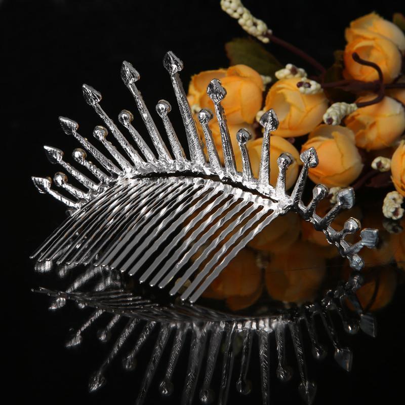 Gorgeous Hair Comb Crown Hair Clip Hair Accessories for Street Shooting