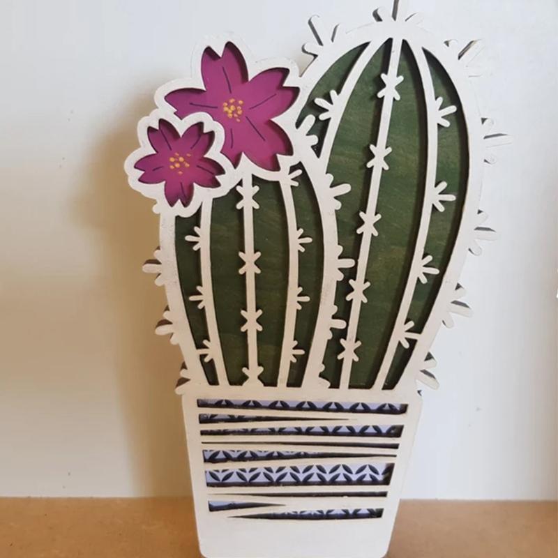 Cactus Metal Cutting Dies Stencil DIY Scrapbooking Album Paper Card Template