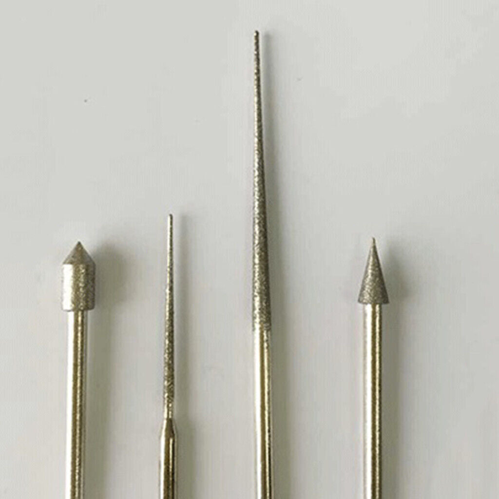 4Pcs Diamond Coated  Head for DIY Jewelry Making Handcraft Tool