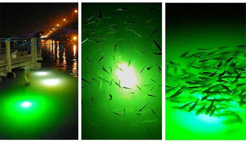 108 Pcs Beads Green LED Underwater Fishing Light Night Crappie Shad Squid Lamp