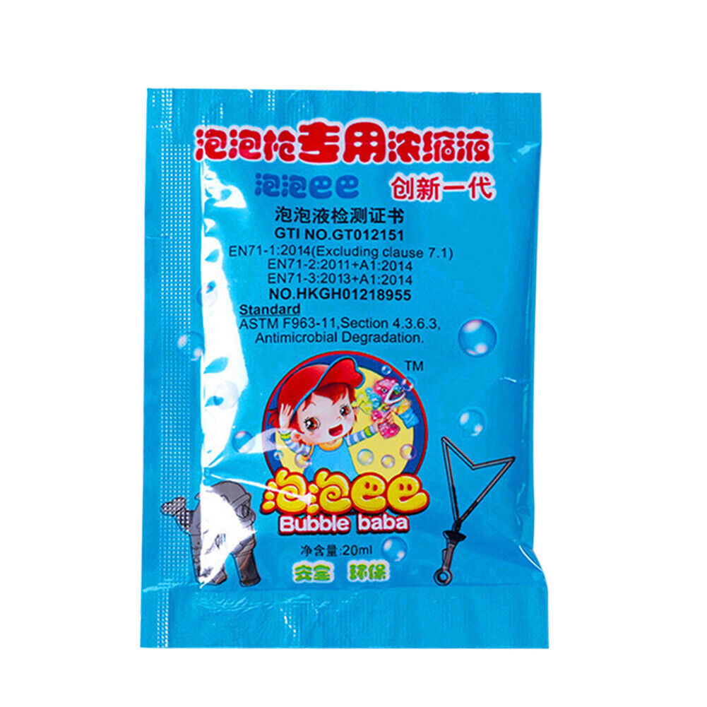 Concentrated Bubble Solution Liquid Soap Water Bubble Accessories (20ml)