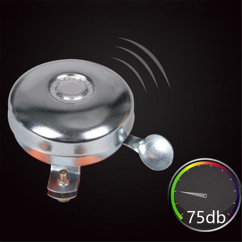 Bicycle Iron Horn Metal Bike Handlebar Ring Bell Sound Alarm MTB Acces