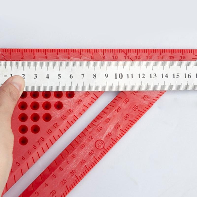 Woodworking Triangle Square Ruler Extendable Measuring Tool Carpenter Square