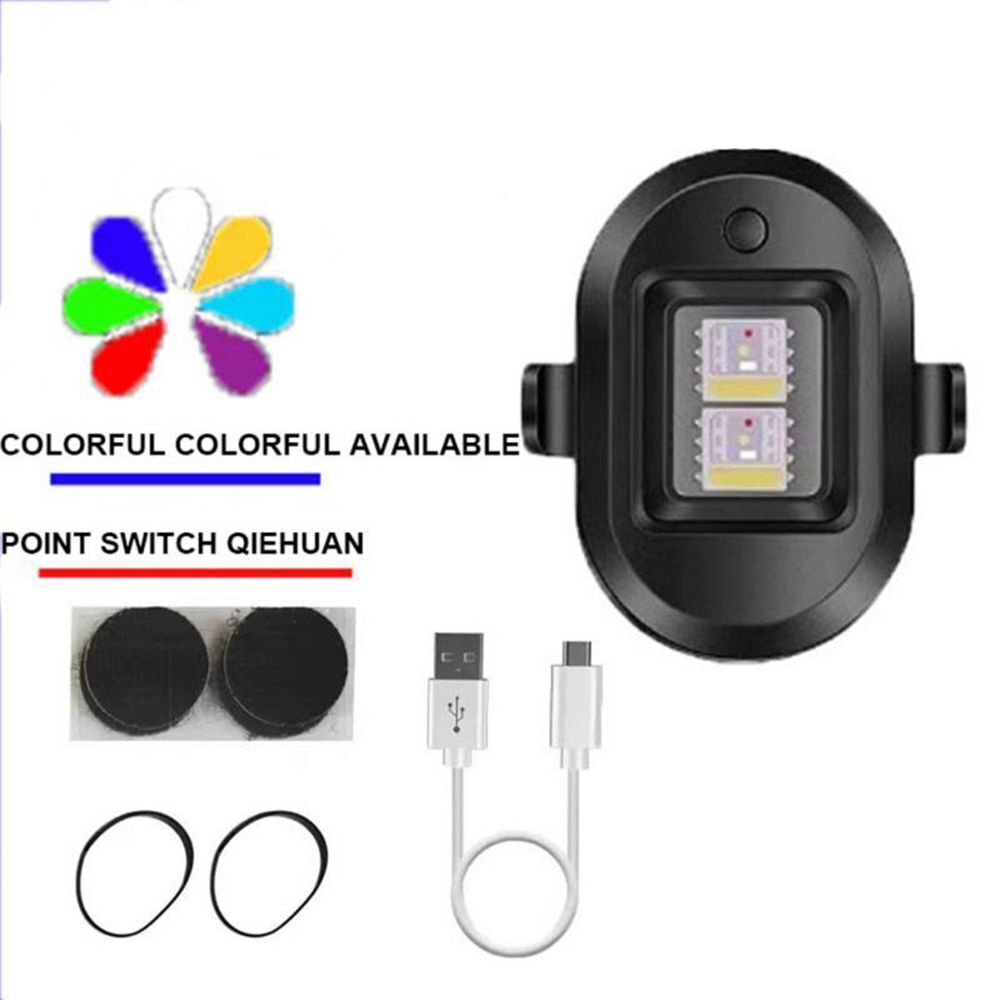 Warning Lights Bicycle Tail Light Bike Rear light Strobe Warning Light 7-color