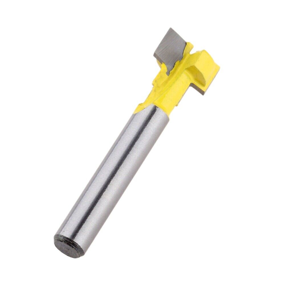 T-Slot Shank Router Milling Cutter Bit 1/4 Inch Tongue & Groove Woodworking Tool