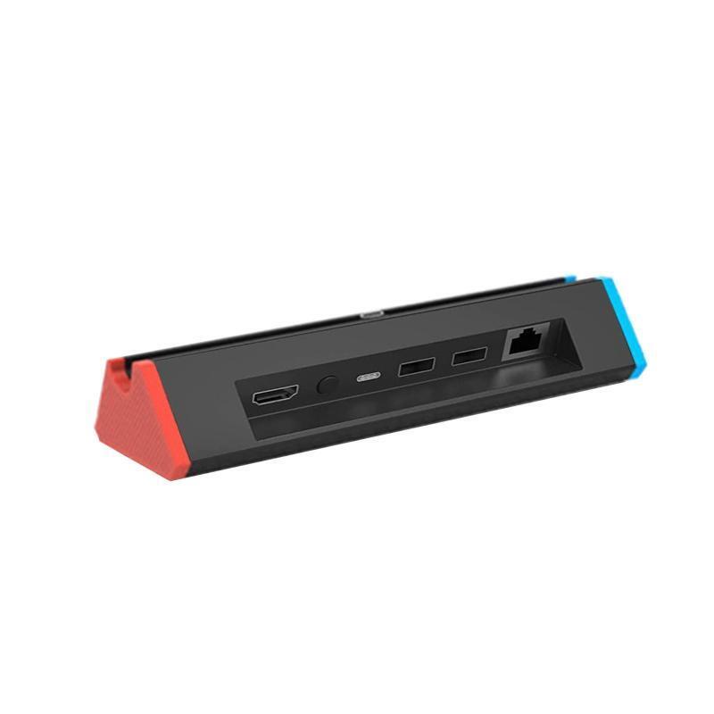 Fit for NS 1pc Dockstation w/ 4K HDMI-compatible Adapter/LAN & Type C & USB Port