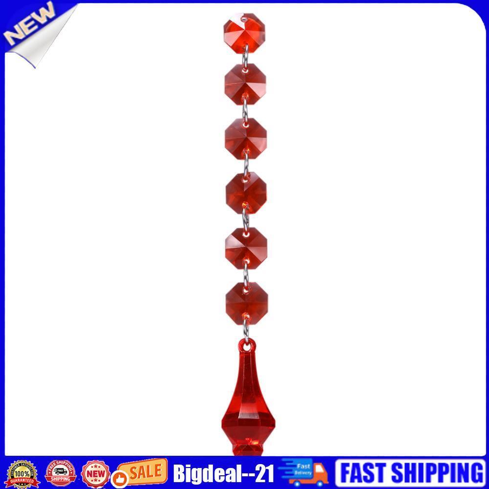 10 X  Acrylic Crystal Beads Garland Chandelier Hanging Wedding Party Decor
