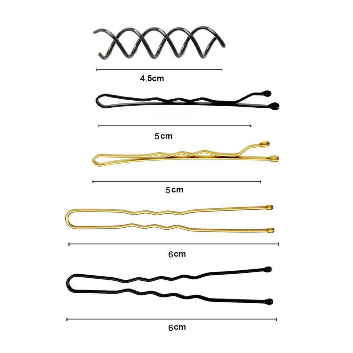 343 Count Metal Hair Pins Hair Clips Kit Portable for Women Girls Hair Styling