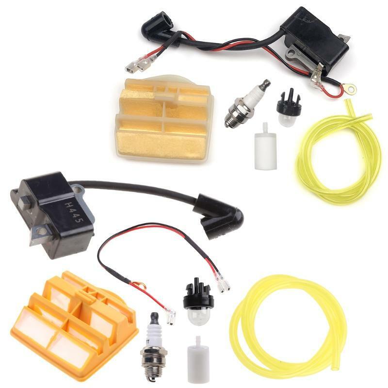 Ignition Coil Air Filter Primer Bulb Spark Plug for 445 450 JONSERED 2245 2250 C