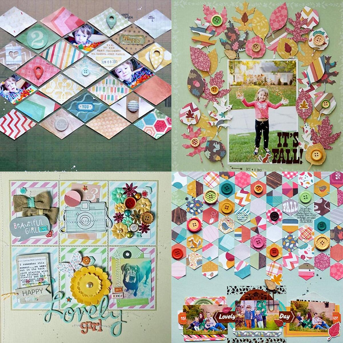 Paper Lovely Garden Cardstock Paper Pad Floral Spring Themed Scrapbook Paper