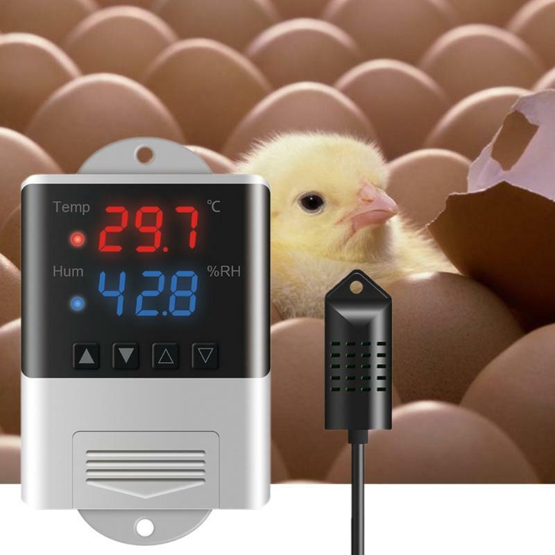 Thermostat Humidistat AC 110V 220V Temperature Humidity Controller for Incubator