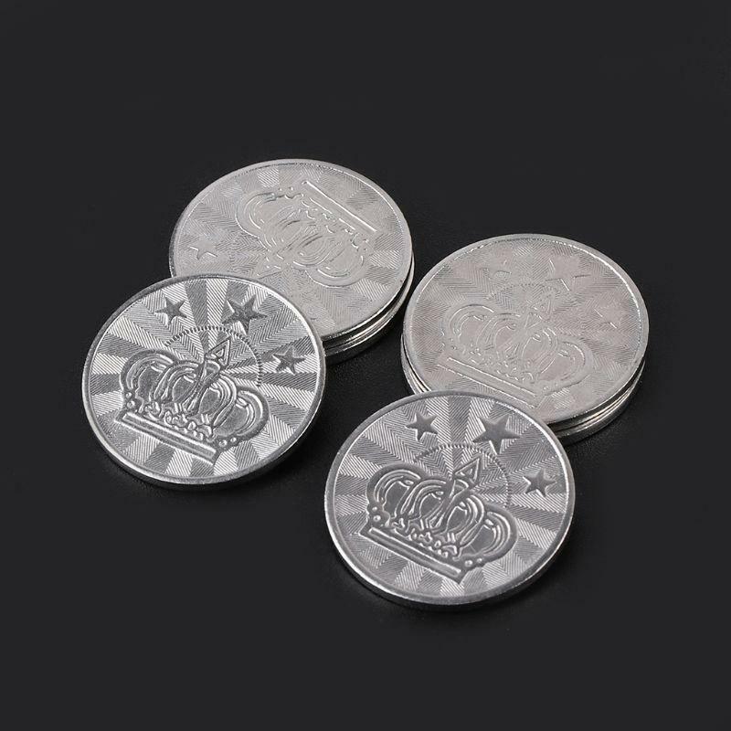 10Pcs Commemorate Coin Crown Tokens Game Coin Ornament Collection Arts Coins