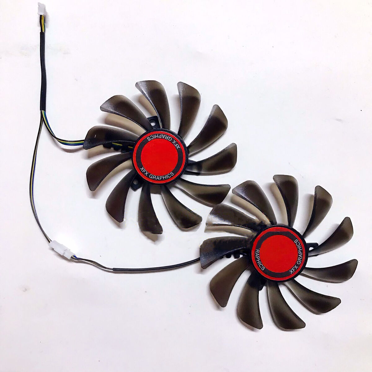 For XFX RX580 584 588 Part Graphics Card Dual Cooling Fan Video Card Cooler Fan