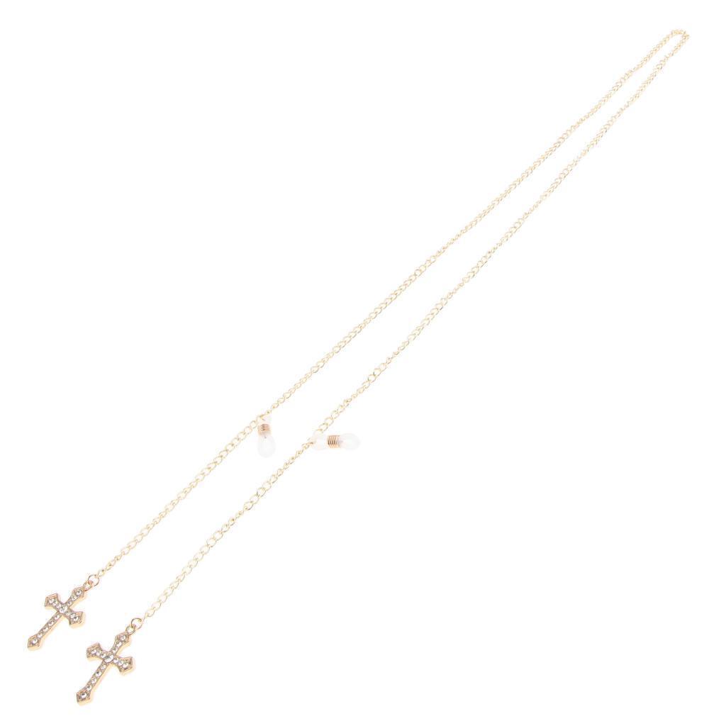 Reading Glasses Spectacles Eyeglasses Metal Chain Holder Necklace Cord