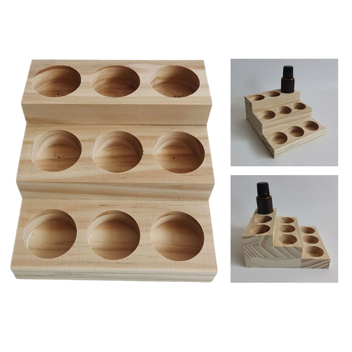 Oil Display Stand Nail Polish Bottles Storage Rack 9 Slots