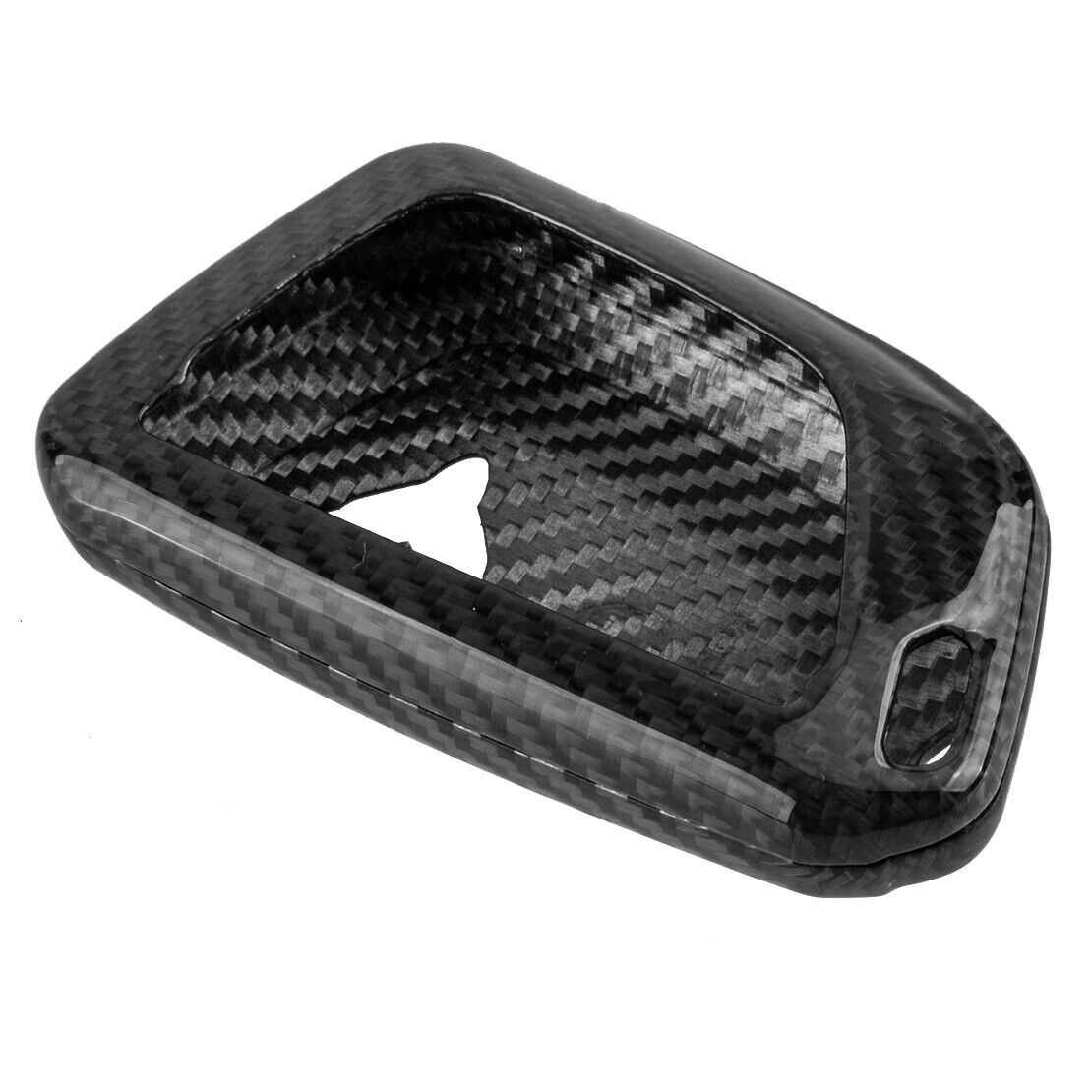 Carbon Fiber Key Fob Key Cover Case Fit for Chevrolet Corvette C8 Coupe 2021