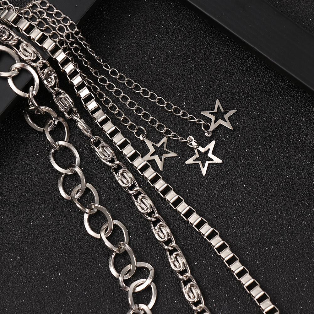 Hip-hop Jeans Chain Rivet Gothic Star Tassel Wallet Chain Rock Pants KeyChain
