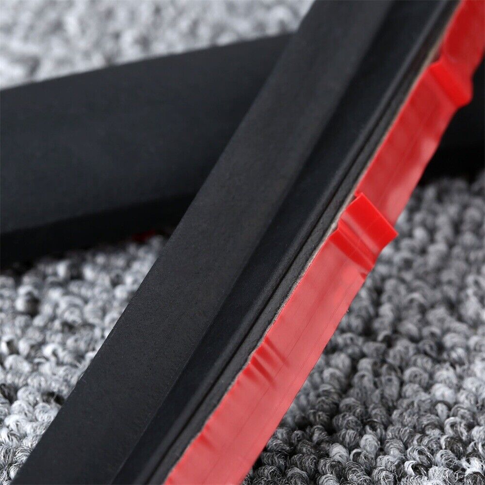 1Pc 4M Universal P-shape Car Truck Door Rubber Seal Weather Sealing Strip Black