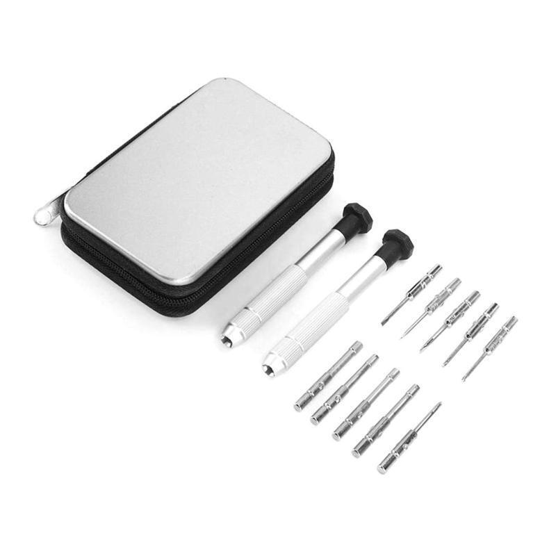 Precision Durable Eyeglass Repair Kit with 10-style Screwdrivers  for Eyeglasses