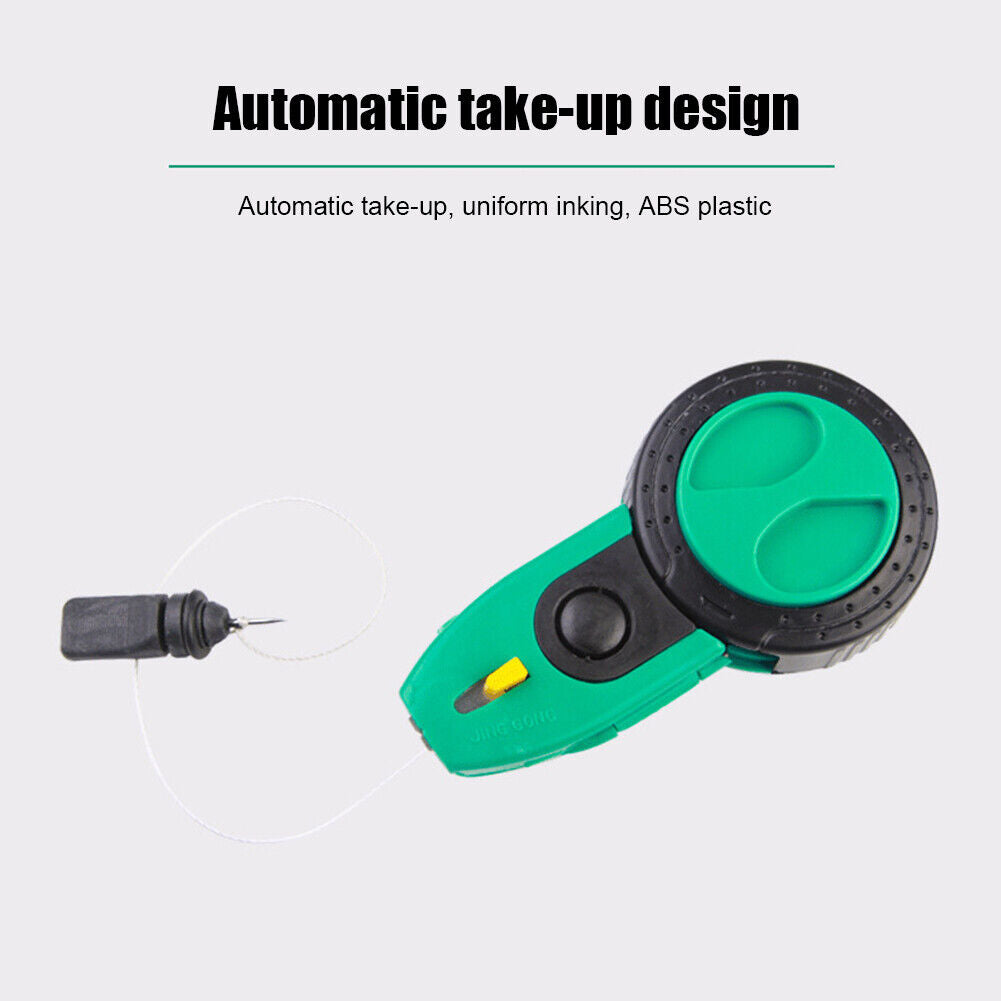 Portable Automatic Winding Ink Fountain Scriber Carpenter Manual Ink Marker