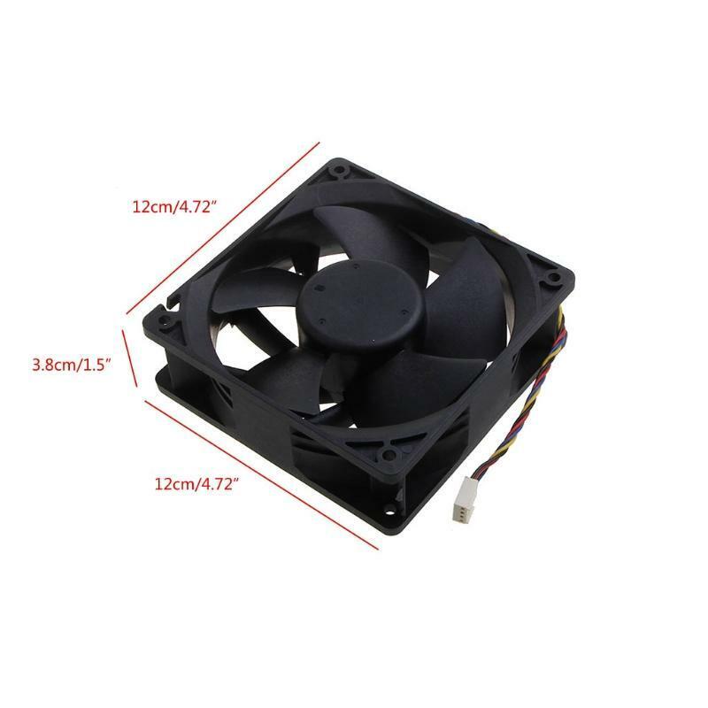 7500 rpm DC Brushless Cooling Fan DBPJ1238B2G CPU Cooling Fans PWM 4P 12V 3.12A