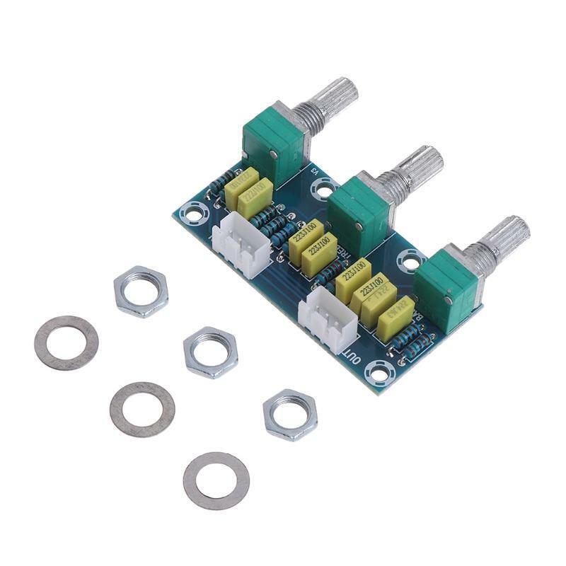 HIFI Amplifier Passive Tone Board Treble Bass Volume Control Preamp Board 2.1CH