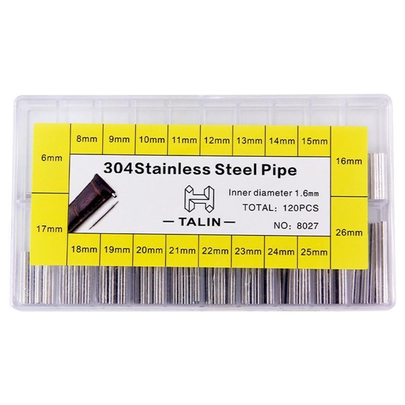 Watchband Tube Bars Set Watch Strap Clasp Tube Link Band Pin Friction Bar 1 Box