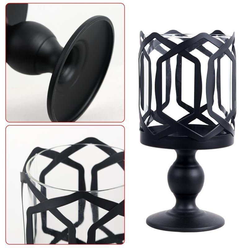 Nordic Metal Candelabra Candlestick Candle Holder Wedding Bar Party Home Decor