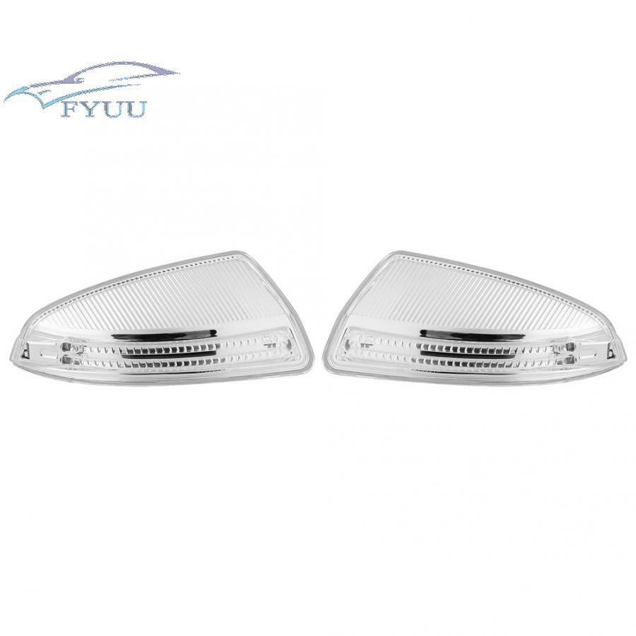 2PCS 56mm*170mm White Plastic Yellow LED Auto Turn Signal Lamp For Mercedes W164