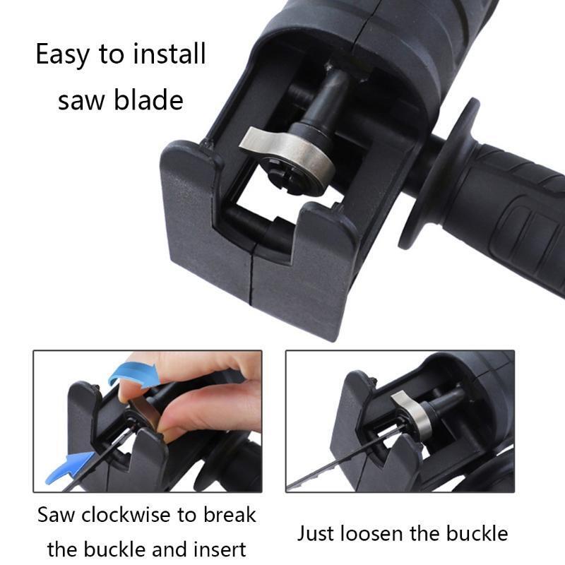 Handheld Reciprocating Saw Electric Drill Modified Tool Attachment Woodworking