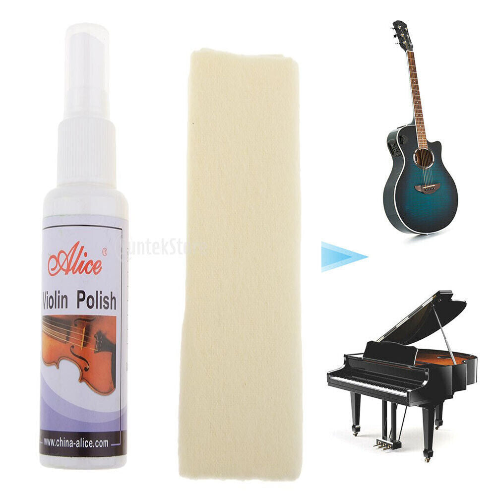Violin Cleaning Set Wooden Musical Instrument Violin Cleaner for Musical